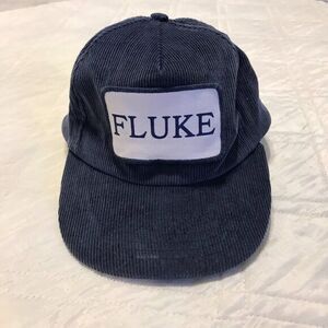 FLUKE blue‎ corduroy baseball hat